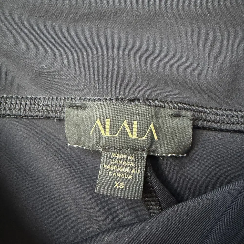 ALALA Fast Track Mesh Panel Legging Pant in Black Size XS